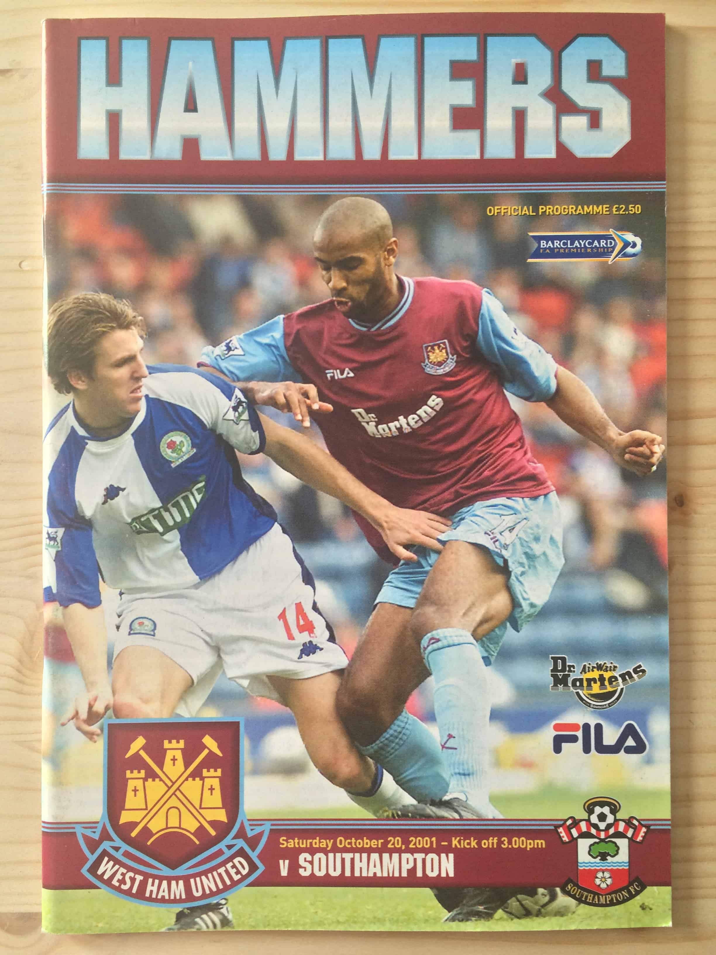 West Ham United FC v Southampton FC